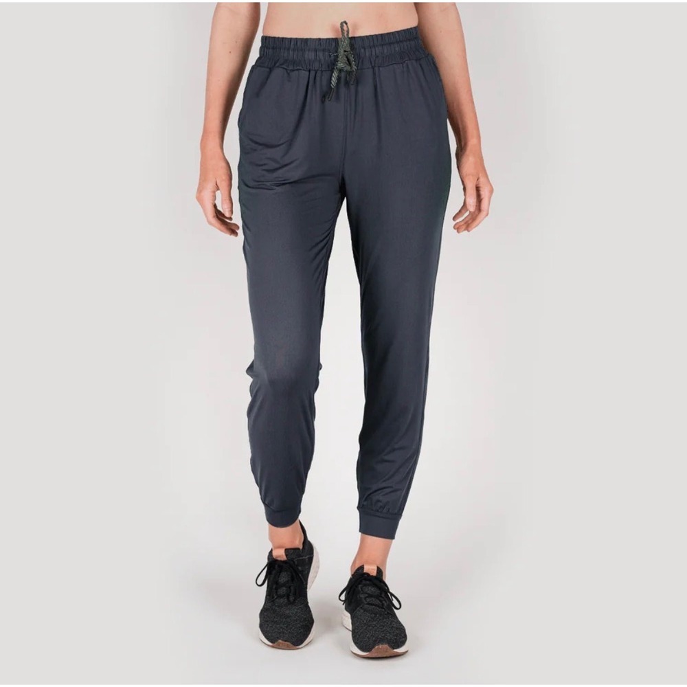 MTN OPS Womens Navy Blue Active Jogger Pants Elastic Waist Hiking Gym Size Large